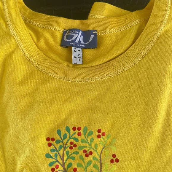 VINTAGE BYBLOS BLU TOP - Picture 4 of 14